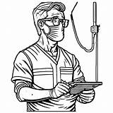 Surgery For People You See Coloring Sheet Kids Sketch Page sketch template