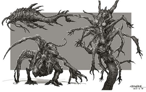 ArtStation - 5DAYS OF MONSTERS, dongsheng li | Mythical creatures art ...