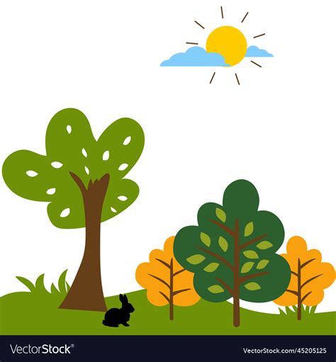 Forest Royalty Free Vector Image - VectorStock