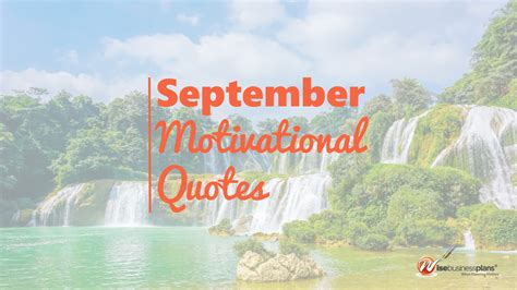 50 Inspirational September Motivational Quotes