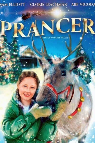 Prancer 1989 movie poster artwork Rebecca Harrell with reindeer 8x12 ...