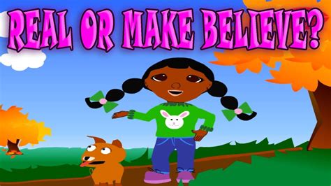 Real or Make Believe? Differences Fiction from Non-Fiction, Funny Game for Babies and Kids - YouTube