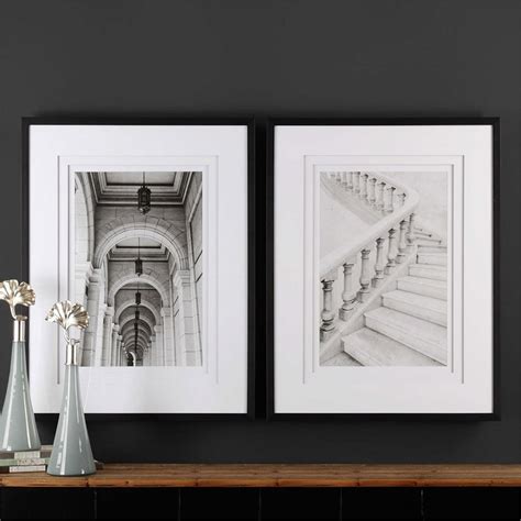 Moments Architectural Prints Wall Art (Set Of 2) Uttermost | Furniture Cart