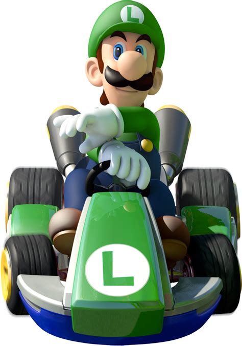 Luigi in Mario Kart 8 | Mario kart, Super mario kart, Super mario art