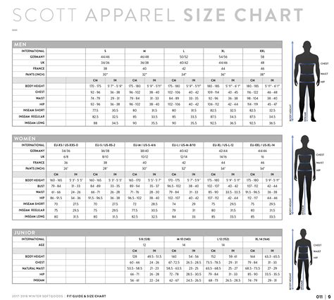 Laura Scott Size Chart