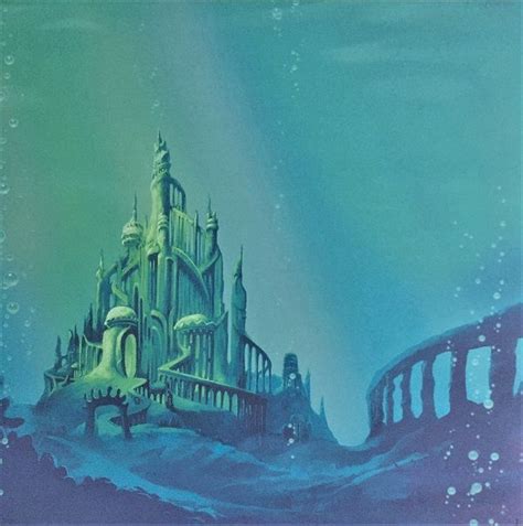 Atlantica | Little mermaid castle, Disney art, Disney wallpaper