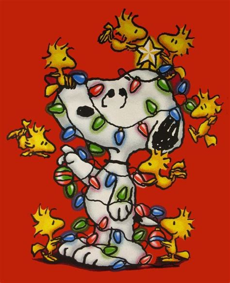 snoopy and woodstock christmas lights | Goldman Partners Realty