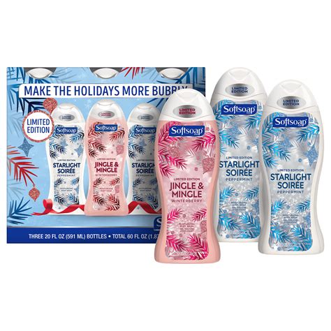 Softsoap Limited Edition Moisturizing Body Wash Holiday Gift Set, 20 Fl Oz, 3 Ct - Walmart.com ...