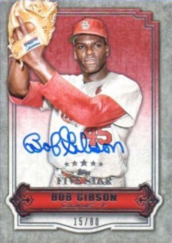 Bob Gibson Autographs and Memorabilia | Sports, Baseball