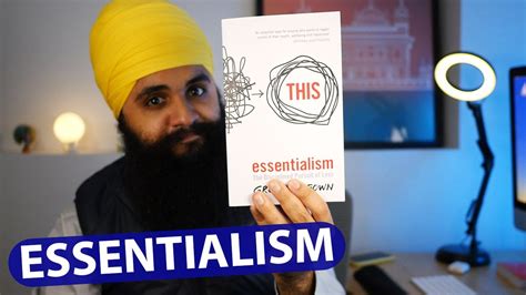 Focusing on what is ESSENTIAL // Essentialism Book Review - YouTube