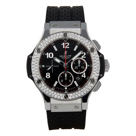 Hublot Big Bang Chronograph Diamond Bezel *Full Set* | Buy pre-owned Hublot watch