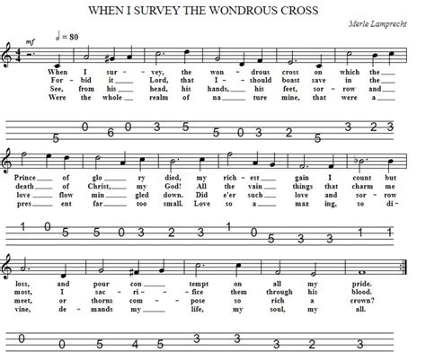 drous Cross Sheet Music And Mandolin Tab - Tenor Banjo Tabs