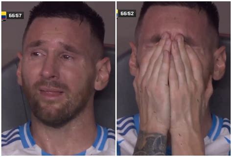 Lionel Messi in TEARS After Being Substituted During Copa America 2024 ...