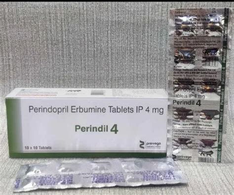 Perindopril 4mg Tablets at Rs 300/box | पेरिन्डोप्रिल in Nagpur | ID: 25683332273