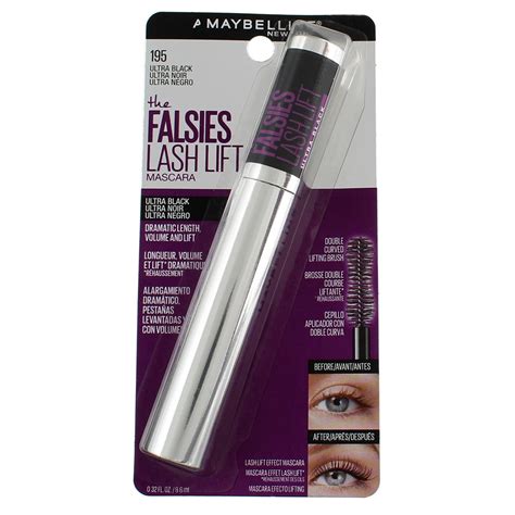 Maybelline The Falsies Lash Lift Mascara, Ultra Black, 0.32 fl oz ...