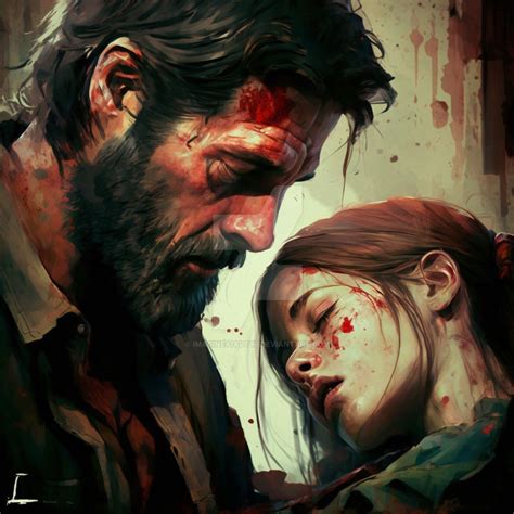 Joel and Ellie (2) by ImagineAiArt99 on DeviantArt