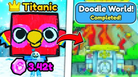 i Got EARLY ACCESS to DOODLE WORLD UPDATE... in Pet Simulator X! - YouTube