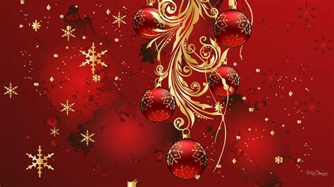 Christmas Crimson wallpaper | other | Wallpaper Better