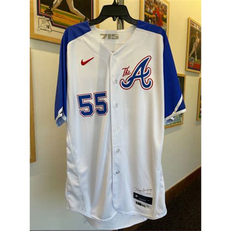 Bryce Elder MLB Authenticated, Game Worn, and Autographed City Connect ...