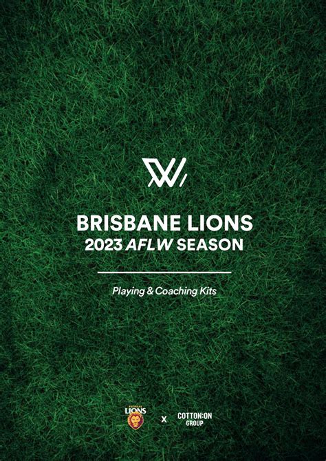 Brisbane Lions 2023 AFLW Rangebook by sarah.trotter - Issuu