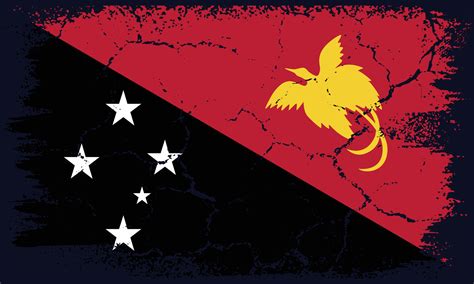 Free Vector Flat Design Grunge Papua New Guinea Flag Background 29343106 Vector Art at Vecteezy