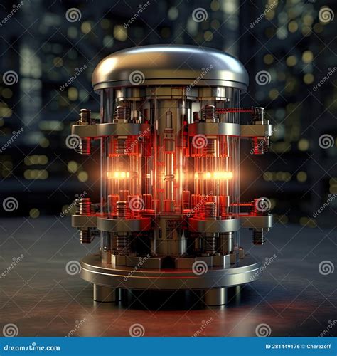 Micro Nuclear Reactor stock illustration. Illustration of magnet - 281449176