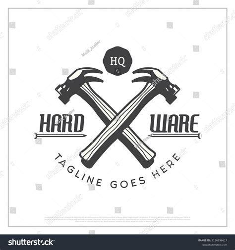 Hardware Shop Logo Template Vector Logo Stock Vector (Royalty Free) 2186296617 | Shutterstock