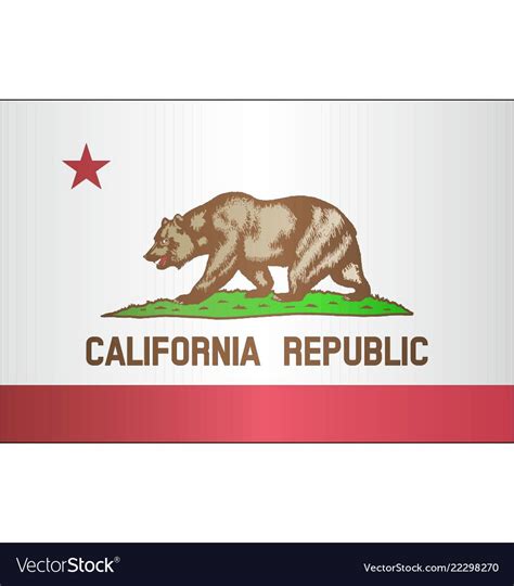 Grunge flag of california Royalty Free Vector Image