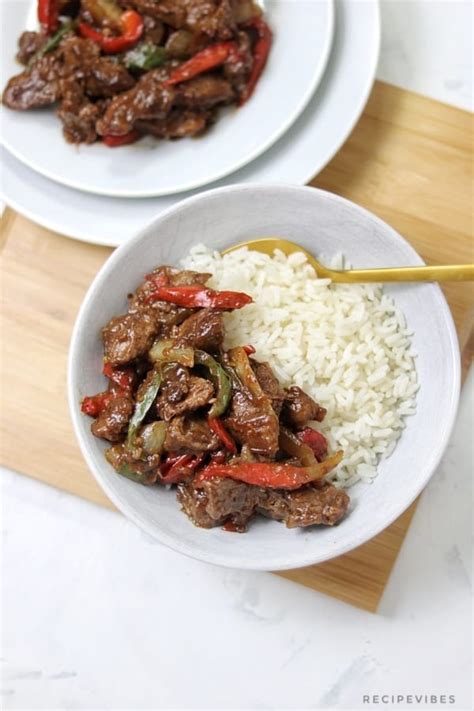 Chinese Pepper Steak Recipe - Recipe Vibes