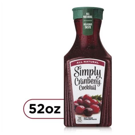 Simply Cranberry Cocktail Fruit All Natural Juice, 52 fl oz - QFC