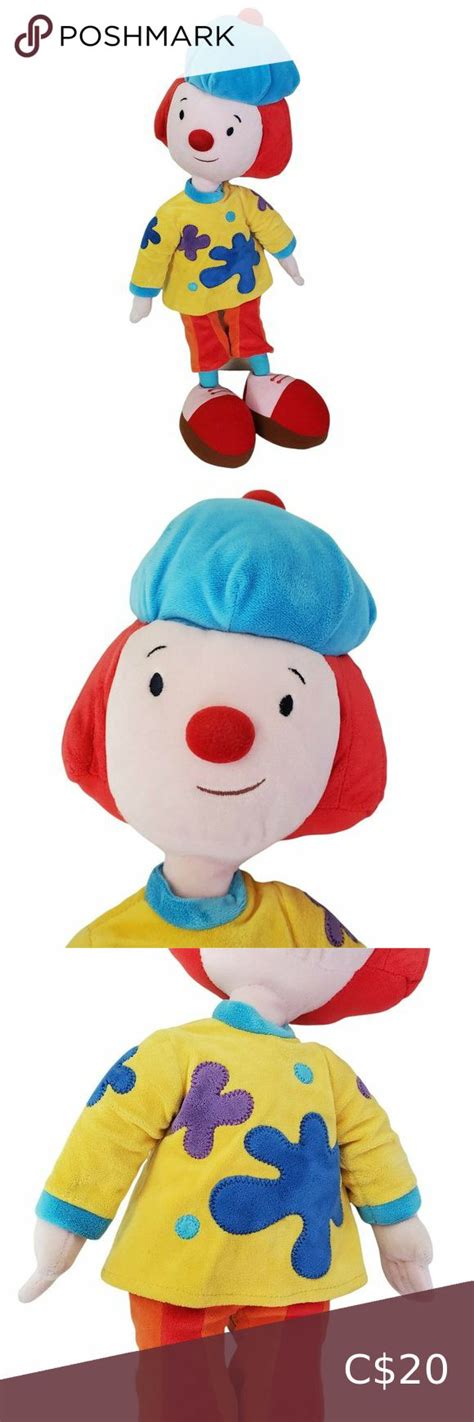 Disneys Jojos Circus JOJO Clown Plush Stuff Animal 20” Doll Toy Circus ...