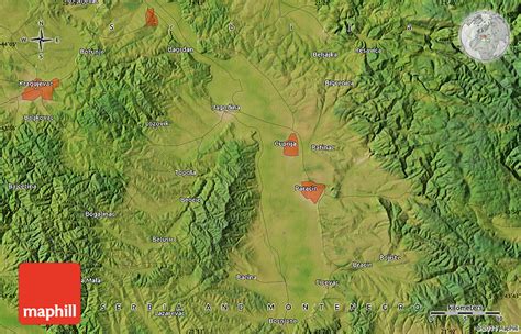 Satellite Map of Kragujevac