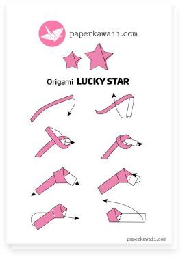 Origami Lucky Stars Tutorial - Easy & Fun! - Paper Kawaii