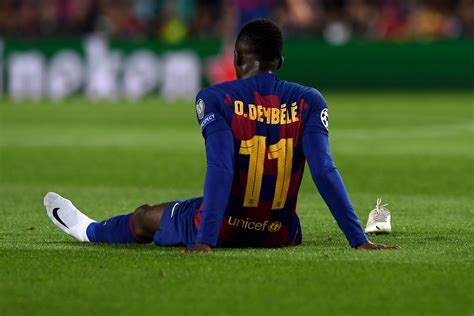 Barcelona announce Ousmane Dembele has suffered another injury ...