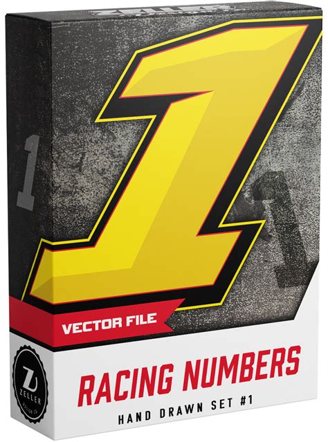 Racing Number Pack #1 – Zeller Design Co.