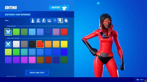 Fortnite Superhero Boundless Skins: Create/Customize your own skin - Fortnite Insider