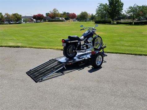 Single Rail Motorcycle Trailer | Tow Smart Trailers