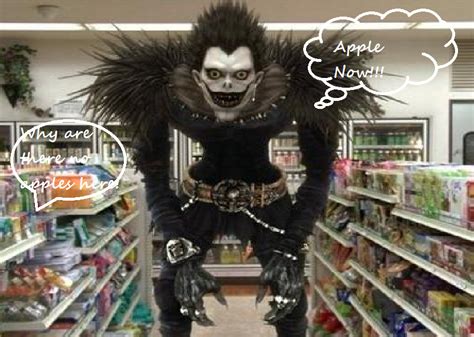 Ryuk wants Apples by Estelleanimator on DeviantArt