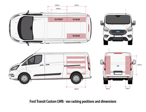 Ford Transit Custom LWB Ply Van Racking Shelving (XL size)