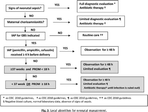 Neonatal Sepsis Treatment Guidelines