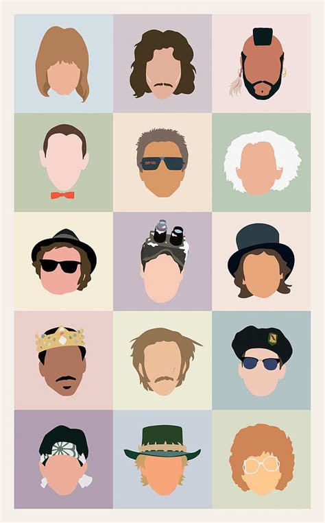 80s Movie Icons...the Guys Photograph by Mitch Frey