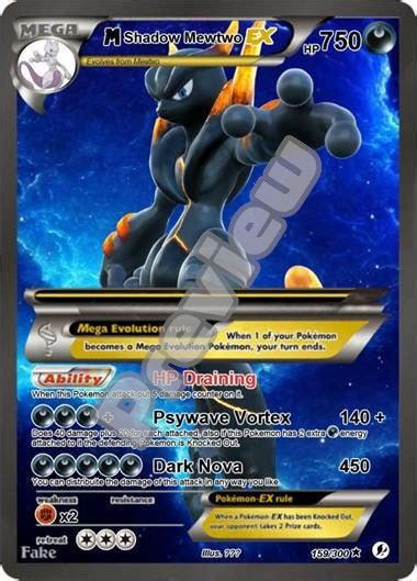 M Shadow Mewtwo Ex Pokemon Card - Etsy