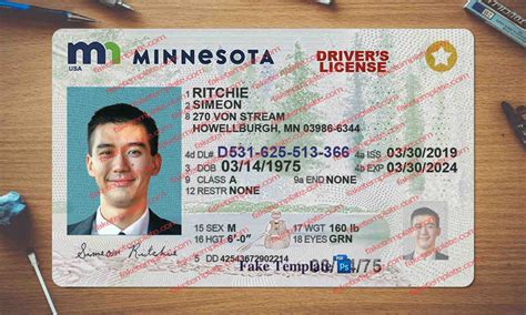 Fake driver license template - bdasweb