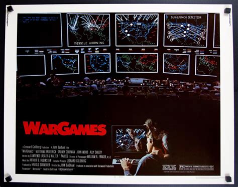 WarGames (1983) Original Half-Sheet Movie Poster - Original Film Art - Vintage Movie Posters