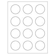 Template for Avery 22831 Embossed Round Labels 2" diameter | Avery.com