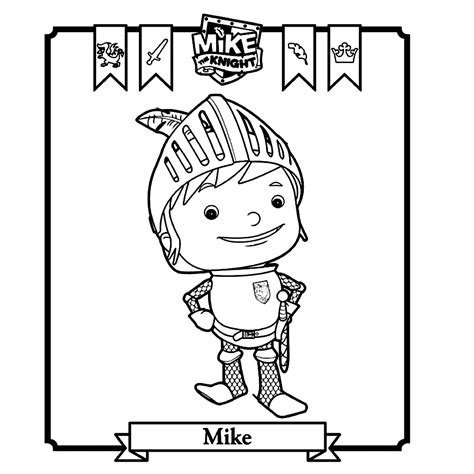 Mike the Knight: Coloring Pages & Books - 100% FREE and printable!