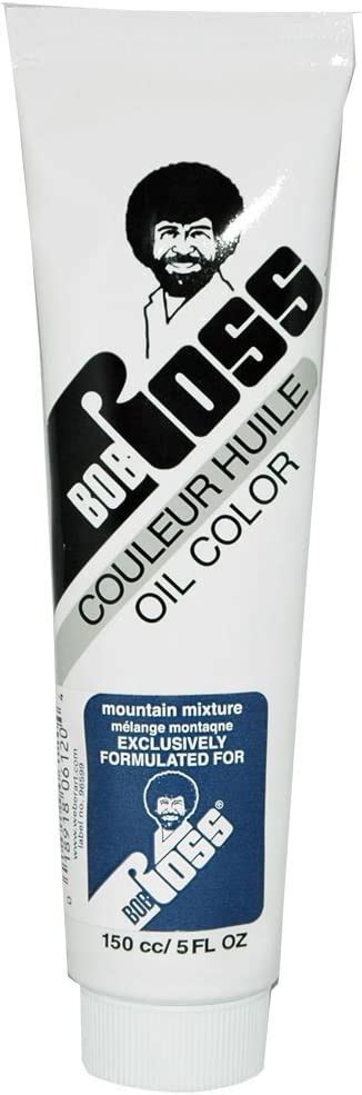 Amazon.com: Bob Ross 150ml Oil Paint Tube Mountain Mixture