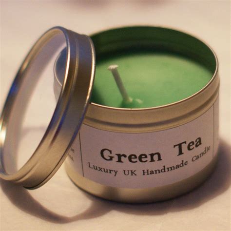 Green Tea Candle | Green tea candle, Green tea, Green tea scented candles