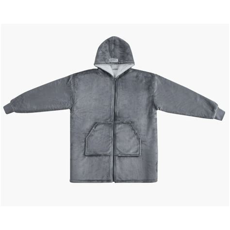 Sherpy for Kids Comfy Hoodie Wearable Blanket Dark Gray - Walmart.com