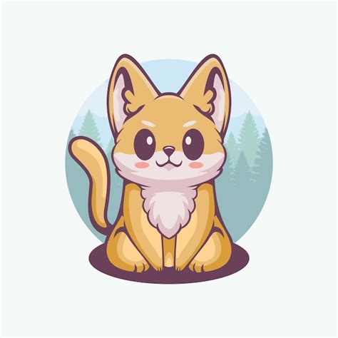 Premium Vector | Cute cat logo